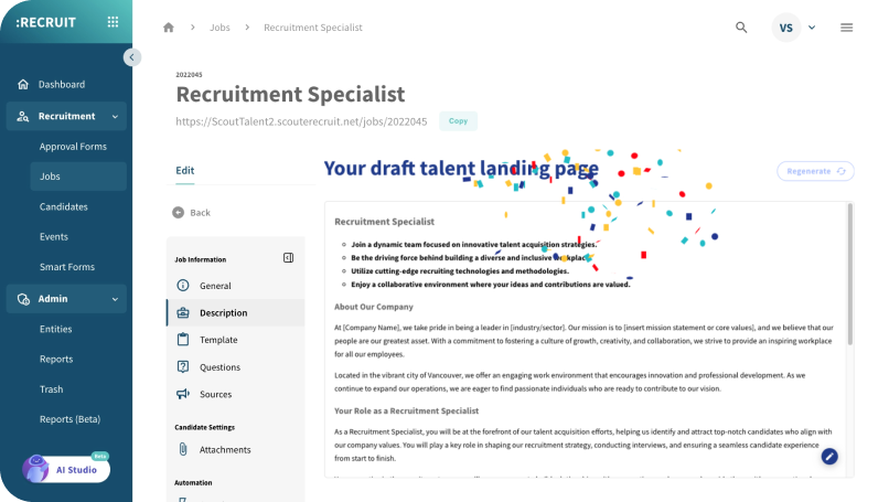 Generate Job Description with AI